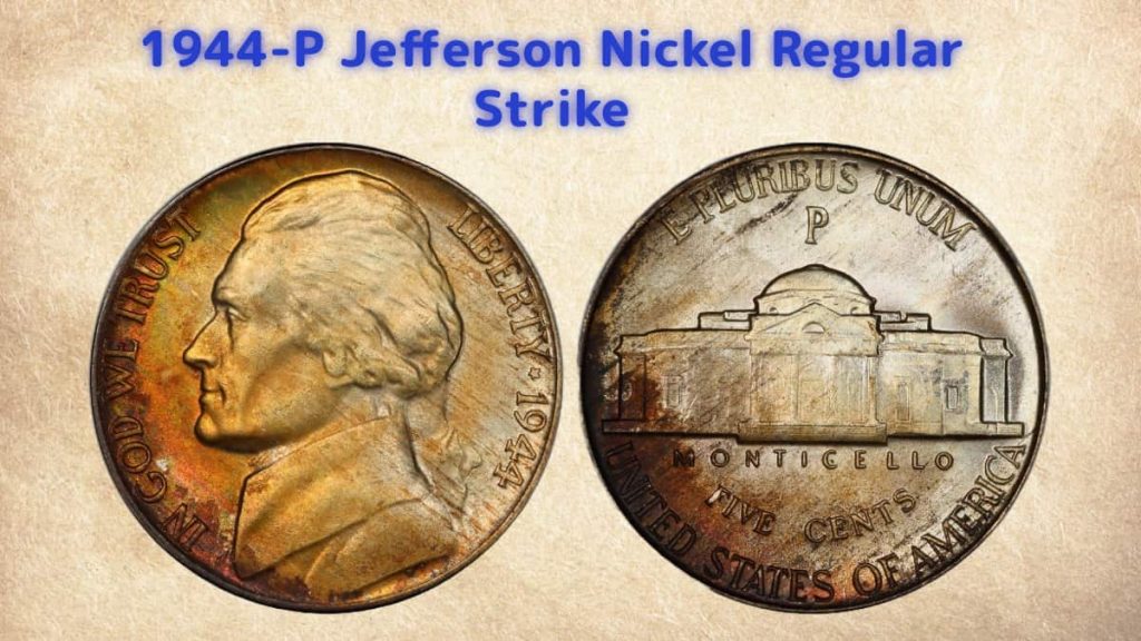 1944-P Jefferson Nickel Regular Strike