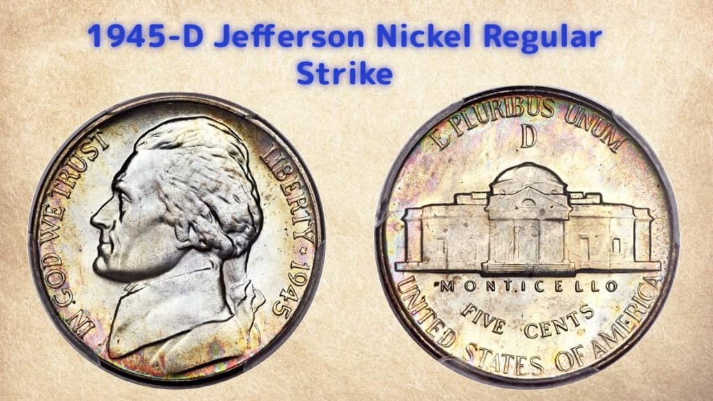 1945-D Jefferson Nickel Regular Strike